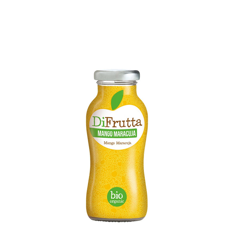 Difrutta mango maracuja in bottiglia di vetro da 20 cl